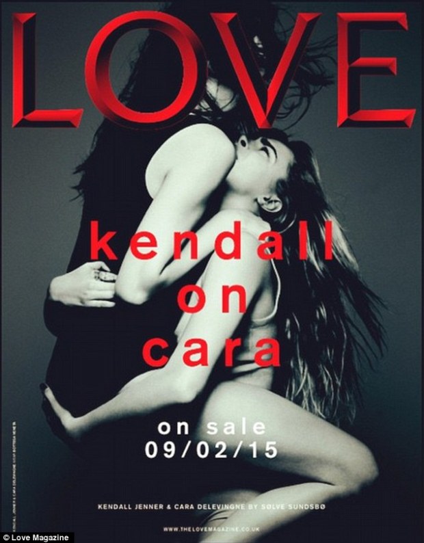 Kendall Jenner and Cara Delevigne  for love magazine
